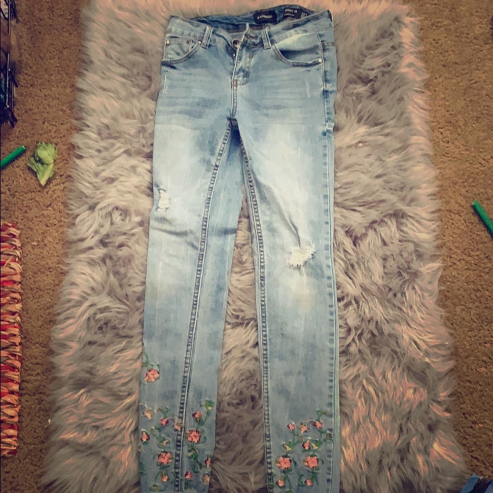 Ranbeeri Blue denim skinny jeans